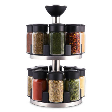 Cole Mason Brixham 16 Jar Spice Jar Rack Set